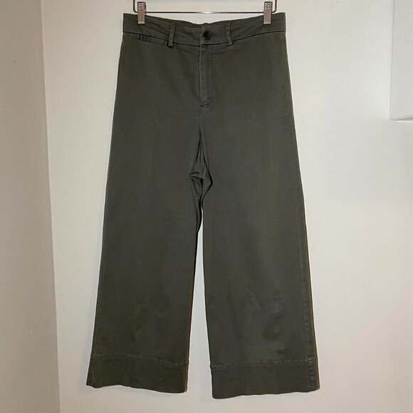FRANK And Oak Josephine Wide-Leg Pant size 10 - Picture 3 of 8